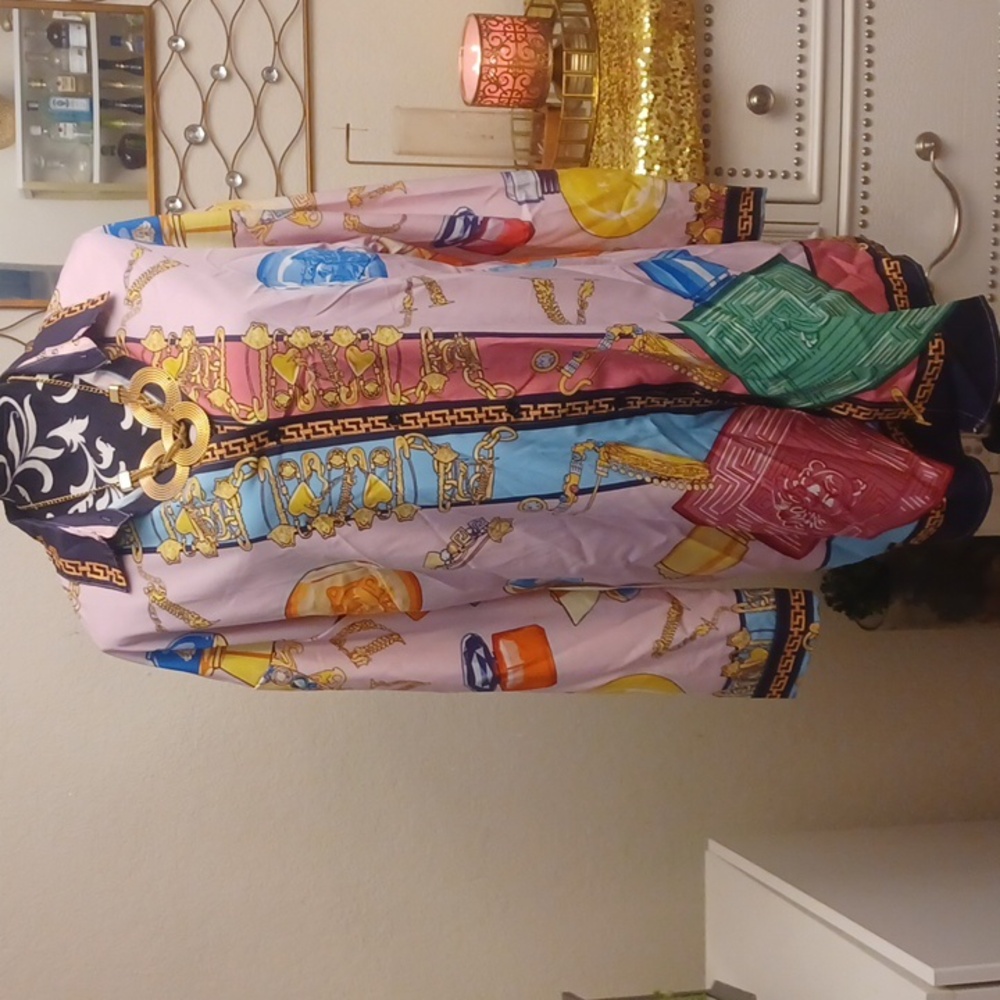 Multicolor Print Tunic Top - Picture 3 of 4